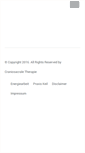 Mobile Screenshot of craniosacrale-therapie-keil.de
